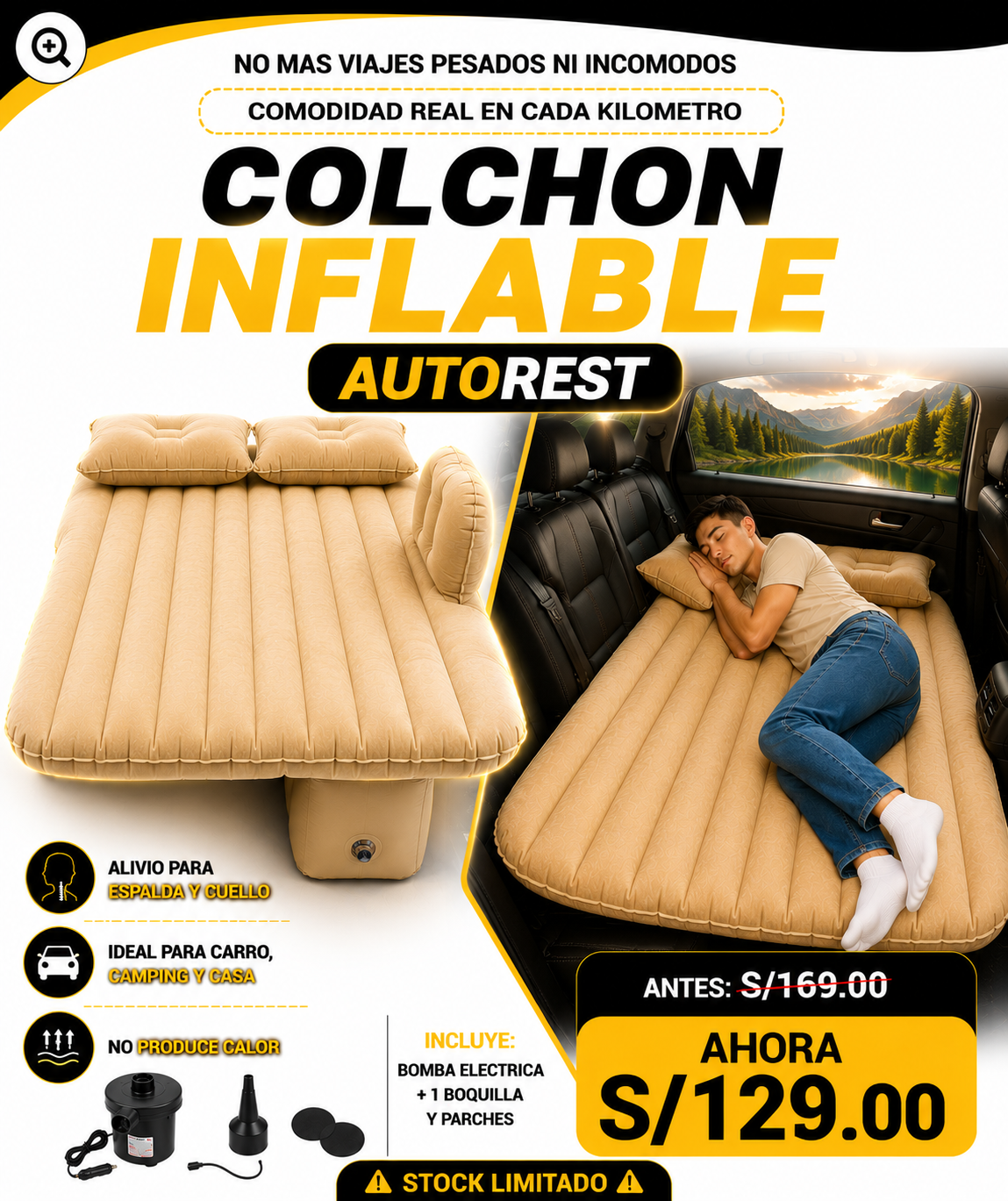 COLCHON AUTO REST